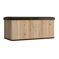 Suncast  Hybrid  55 in. W x 28 in. D Brown  Wood  Deck Box