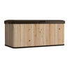 Suncast  Hybrid  55 in. W x 28 in. D Brown  Wood  Deck Box
