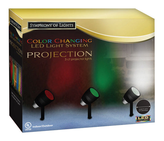 Brite Star Multicolored 1W Color Change LED Lightshow Christmas Light Projector 20 L ft.
