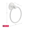 Franklin Brass 127731 Polished Chrome Jamestown™ Towel Ring                                                                                           