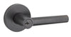 Kwikset SmartKey Milan Venetian Bronze Keyed Entry Lever ANSI/BHMA Grade 2 KW1 1-3/4 in.