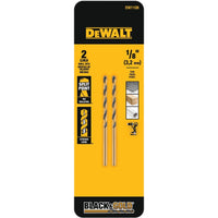 Drill Bit Blk-Oxd 1/8"2P
