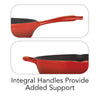 12 in Enameled Cast-Iron Series 1000 Skillet - Gradated Red