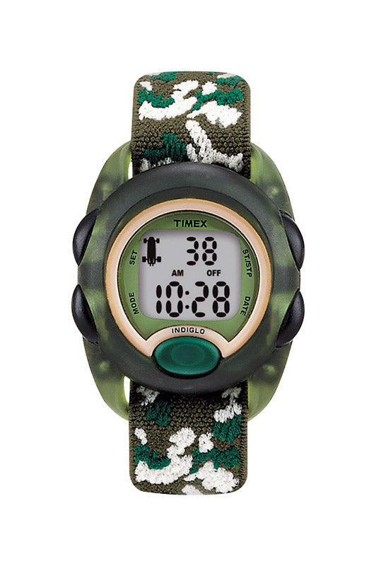 Timex Child's Round Camouflage Digital Sports Watch Nylon Water Resistant