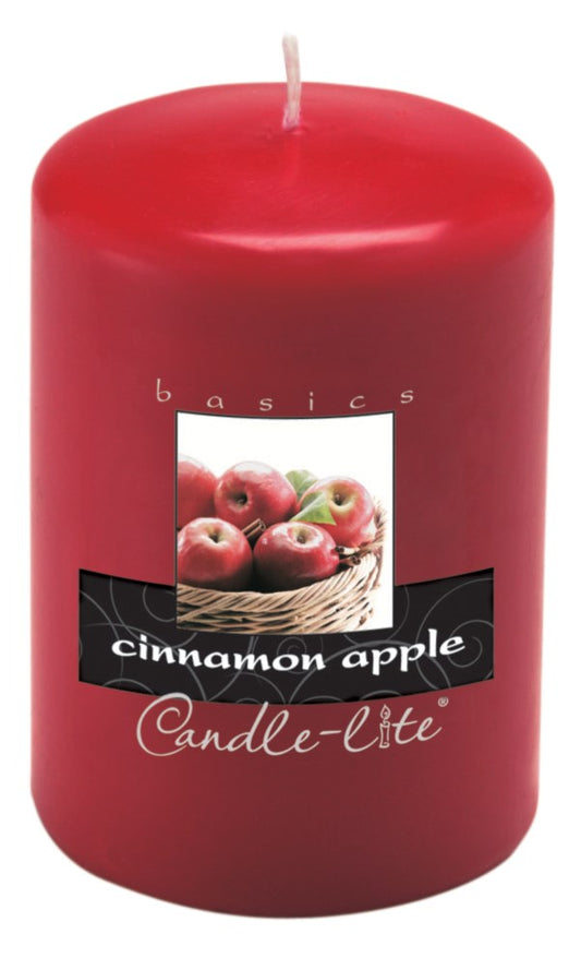 Candle lite 2844021 4" Cinnamon Scented Pillar Candle (Pack of 2)