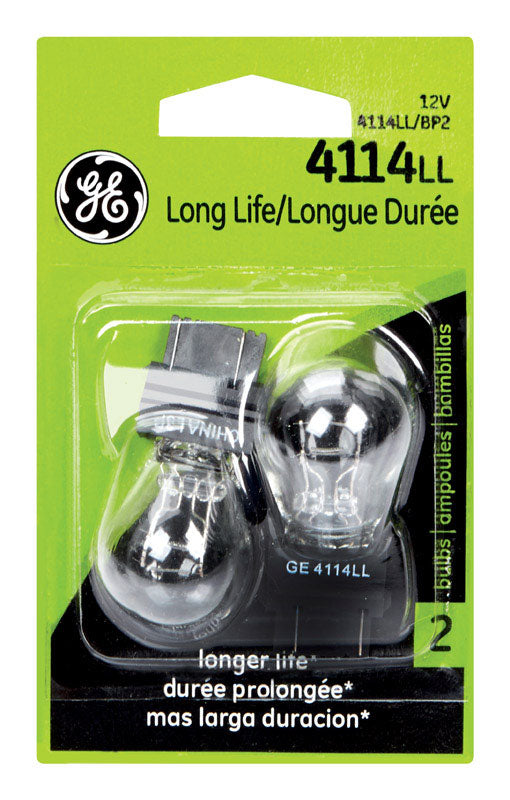 GE Automotive Bulb 4114LL/BP2 Clear 2 pk (Pack of 6)