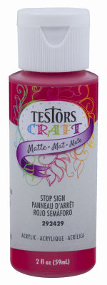 Testors Matte Stop Sign Craft Spray Paint 2 oz