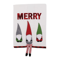 DEI Multicolored Dangle Leg Dish Towel Christmas Decor (Pack of 6)