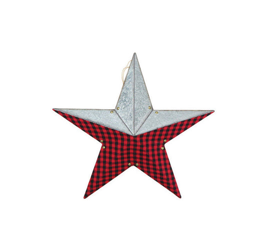 Celebrations  Red/Black  Star  Christmas Stake (Pack of 4)