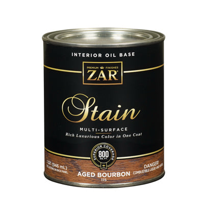 Zar Stain Aged Bourbn Qt (Case Of 4)