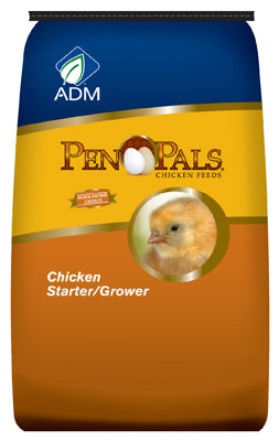 Pen Pals Chicken Starter Grower, Non-Medicated, Crumble, 50-Lbs.