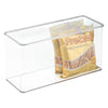 iDesign Clear Storage Box 7 in. H X 13.3 in. W Stackable