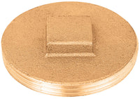Sioux Chief  1-1/2 in. MIP   x 1-1/2 in. Dia. Brass  Replacement Plug