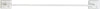 Decko White Towel Bar 18 in. L Steel