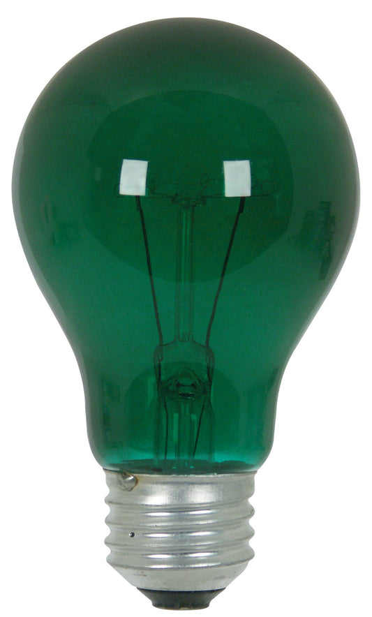 Feit Electric 25A/TG/RP 25 Watt Green Transparent Party Light Bulbs
