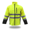 Boss Hi-Vis Yellow Polyester Rain Jacket XL