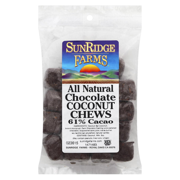 Sunridge Farms Dark Chocolate Coconut Chews - Single Bulk Item - 10LB (Pack of 10)