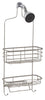 Zenith Zenna Home 24 in. H X 4.75 in. W X 10 in. L Silver Shower Caddy