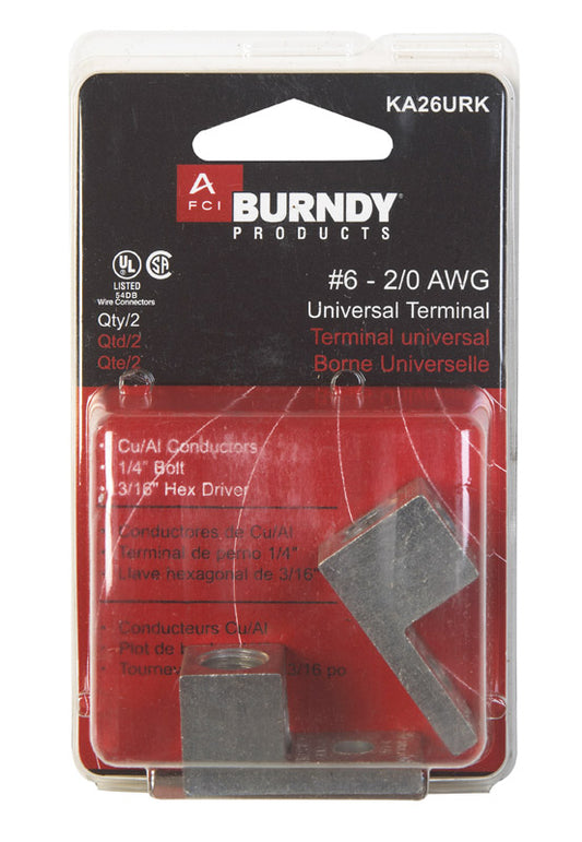 Burndy  2/0 AWG Universal Terminal  2 pk