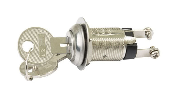 Interruptor momentáneo con llave Gardner Bender de 4 amperios, plateado, paquete de 1