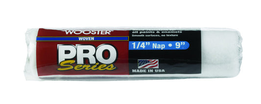 Wooster  Pro Series  Fabric  9 in. W x 1/4 in.  Paint Roller Cover  1 pk