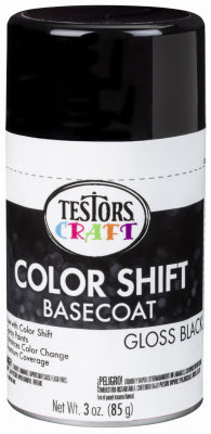 Color Shift Craft Paint, Black Base Coat, 3-oz. (Pack of 3)