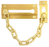 Ultra Hardware 3.75 in. H X 6.5 in. L Polished Brass Steel Chain Door Guard