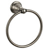 Ultra Faucets Traditional Collection Brushed Nickel Towel Ring Metal