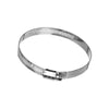 Dundas Jafine 4 in to 4 in. Silver Worm Drive Clamp Steel