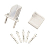 Organized Living Plastic Sidewall Brackets with Trilock Anchors