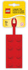 SANTOKI LLC Silicone Red Lego Flexible Brick Design Luggage Tag 2 x 4 in.