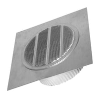 Deflect-O 4 in. W X 4 in. L Silver Aluminum Eave Vent (Pack of 6)