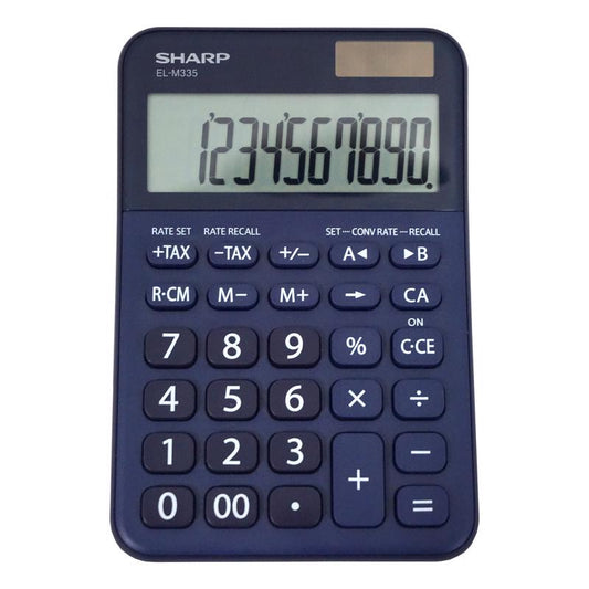 Sharp 10 digit Calculator Blue