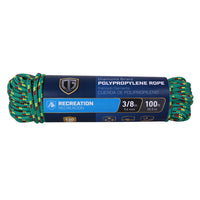 Rope, Multi-Color 16-Strand, 3/8-In. x 100-Ft.