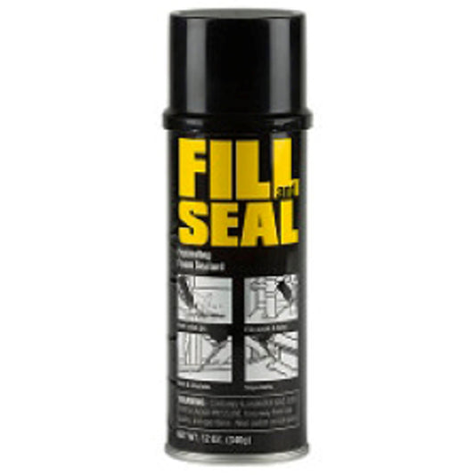 Fill and Seal Foam Sealant Ivory Polyurethane Insulating Foam Sealant 12 oz