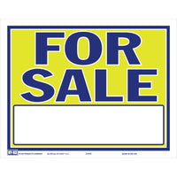 Hy-Ko English Yellow Informational Sign 9 in. H X 13 in. W (Pack of 10).
