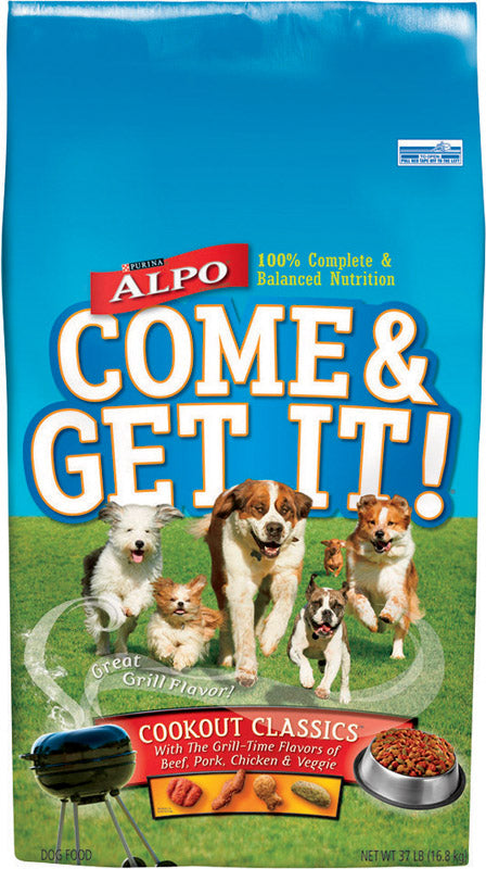 Purina Alpo Come-N-Get-It Adult Mixed Grill Dry Dog Food 37 lb