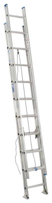Werner D1320-2 20' Type I Aluminum D-Rung Extension Ladder