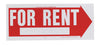Hy-Ko English For Rent Sign Plastic 10 in. H x 24 in. W (Pack of 5)