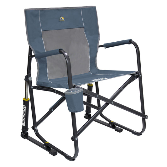 GCI Outdoor Blue Freestyle Rocker Folding Chair
