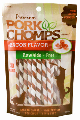 Dog Treats, Premium Bacon Twistz Mini, 30-Ct.