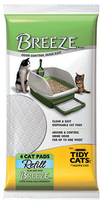 Tidy Cats  Breeze  Fresh and Clean Scent Cat Litter Pads