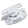 National Hardware Tight Seal White Steel Sash Lock 1 pk