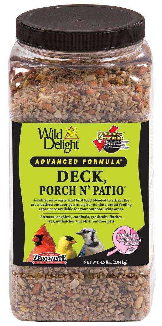 Wild Delight 374445 4.5 Lb Jar Deck, Porch N' Patio Food