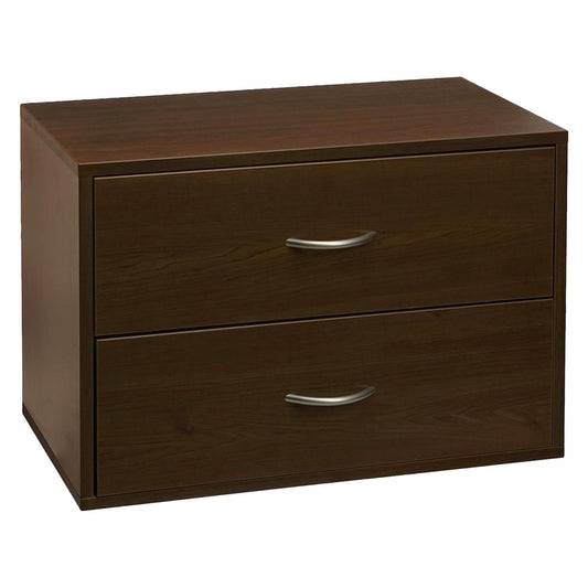 Organized Living Chocolate Pear Drawer 16 in. H X 24 in. W X 14 in. D