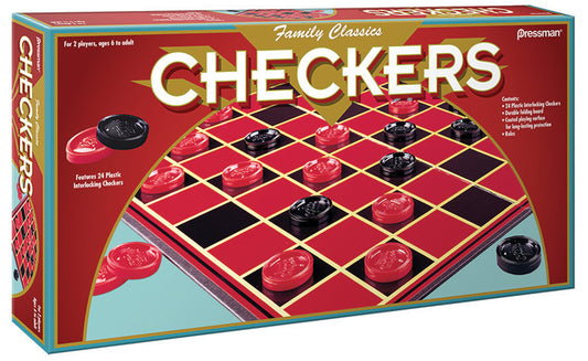 Pressman 3202-06 Checkers Board Game