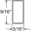 Prime-Line Mill Aluminum 5/16 in. W x 72 in. L Spreader Bar 1 pk (Pack of 20)