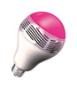 Sharper Image Multicolored 3W Wireless Bluetooth Medium Base LED Bulb with Speaker