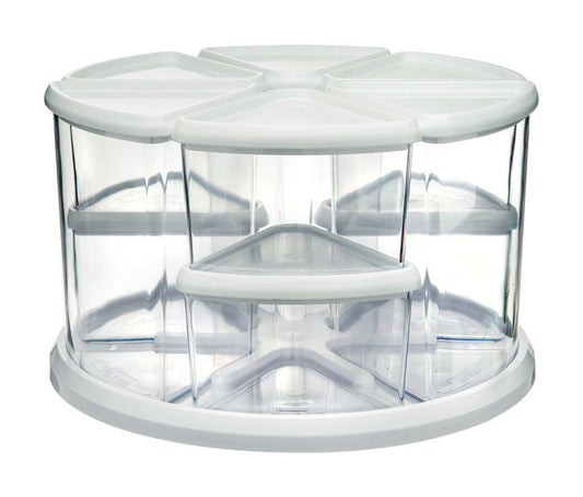 Deflect-O 6 in. H x 11 in. W x 11 in. D Stackable Craft Bin (Pack of 4)