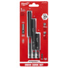 Milwaukee  SHOCKWAVE  6 in. Alloy Steel  Impact Magnetic Drive Guide Set  1/4 in. Hex Shank  3 pc.